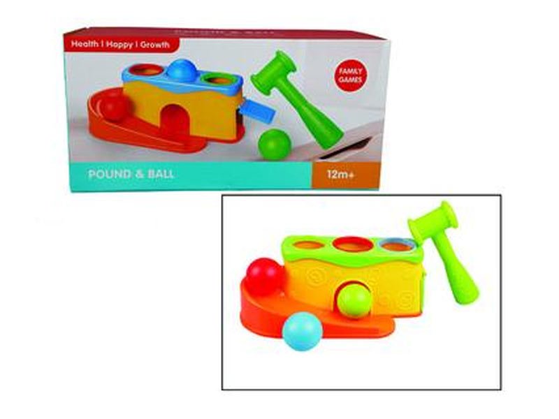 Baby toy educational hammer ball