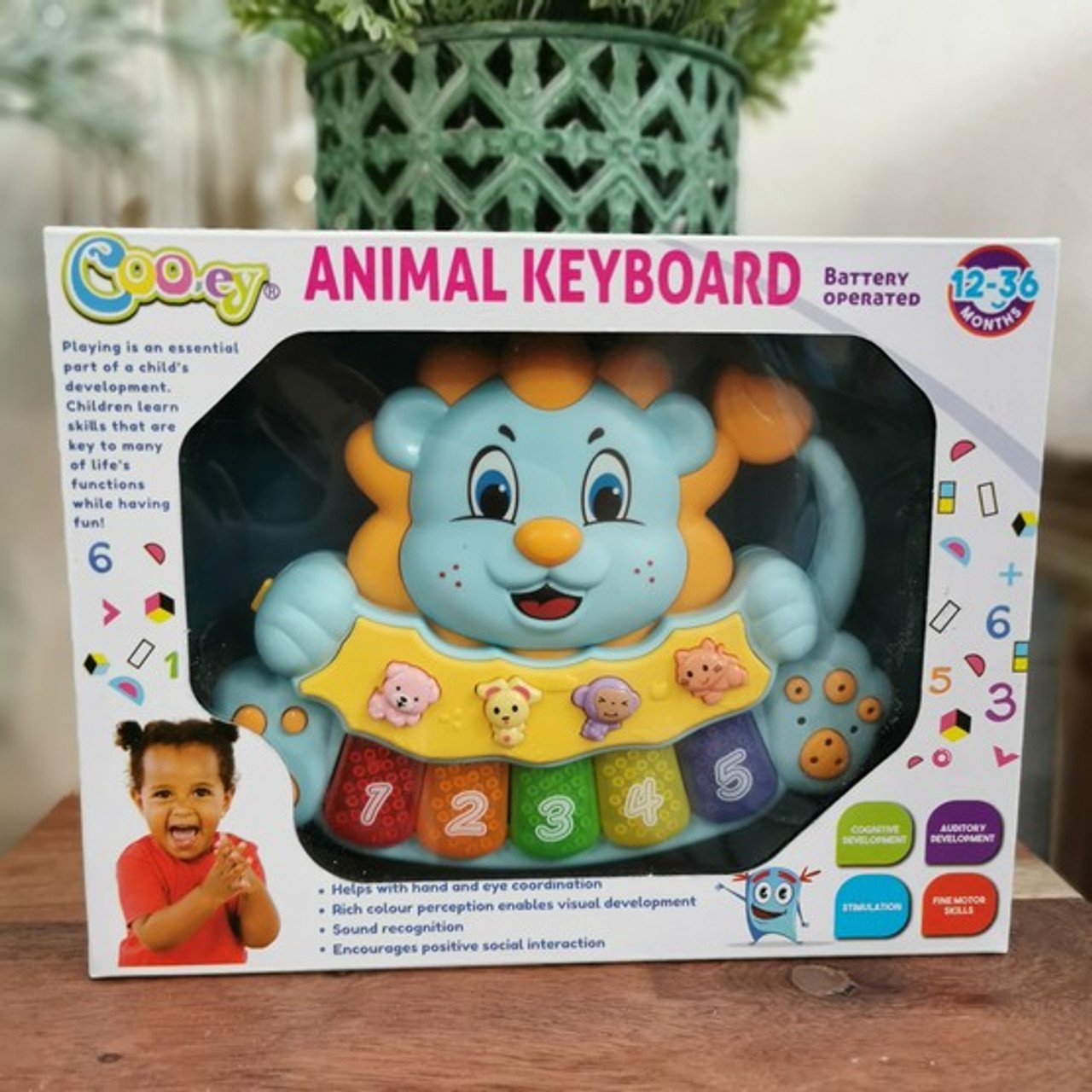 Baby toy edu animal keyboard b/o 18cm - Image 2