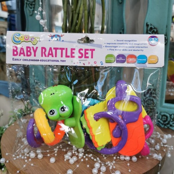 Baby rattle teether set 5pc - Image 2